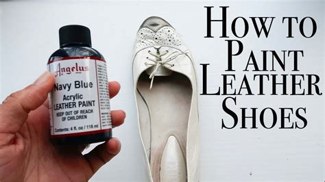 can you spray paint fake leather shoes|can you paint faux leather.